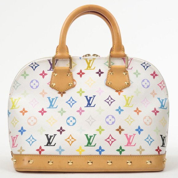 Multi Color Alma Hand Bag white - Picture 2 of 8